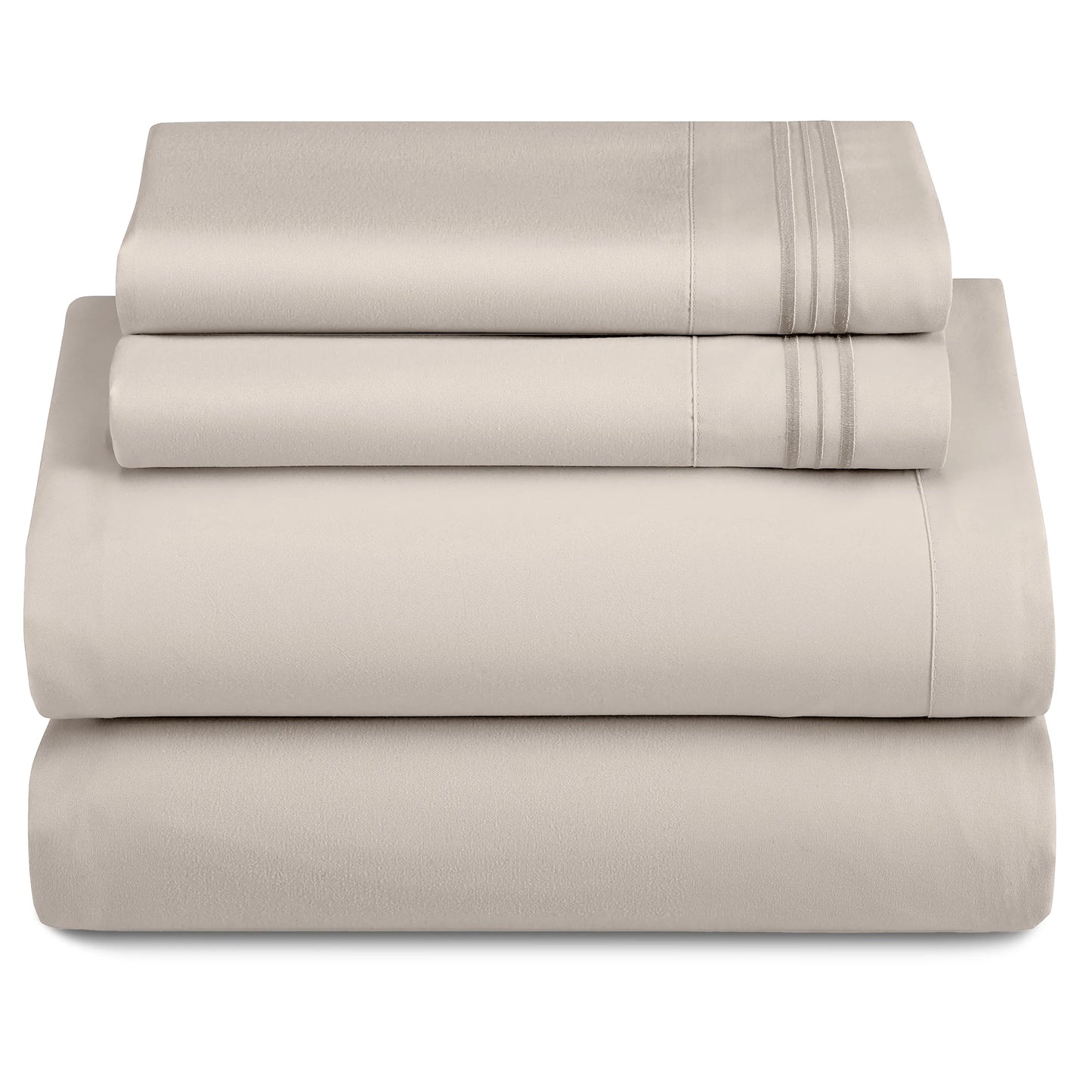 LDC Lux Decor Ultra Soft Microfiber Sheet Set 3 Piece