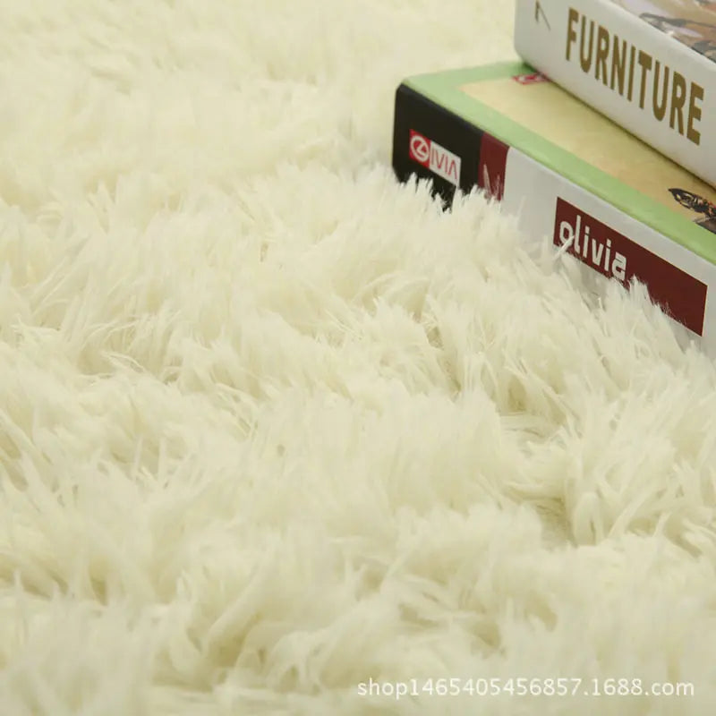 Gradient Polyester Bedside Rug Non Slip Machine Washable Living Room