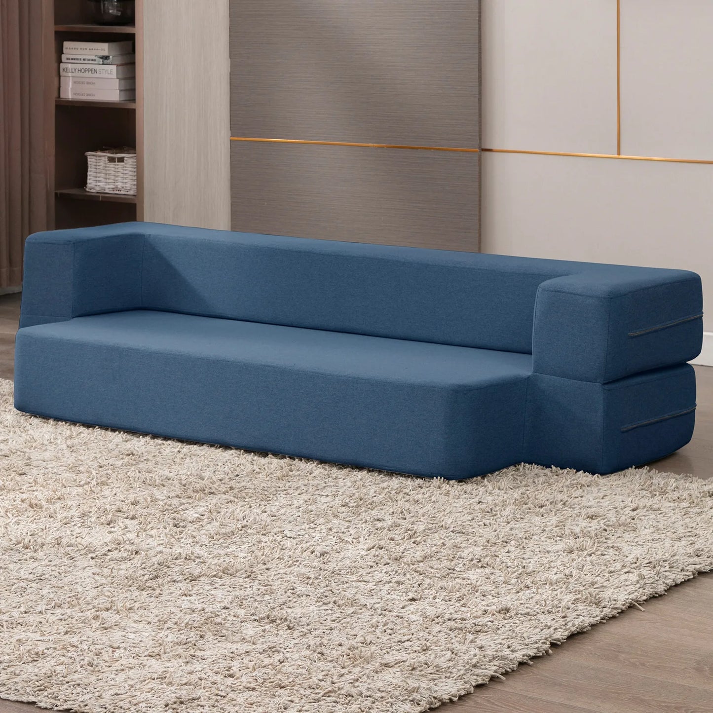 HORGAEO Folding Sofa Bed Couch Sleeper Chair Mattress