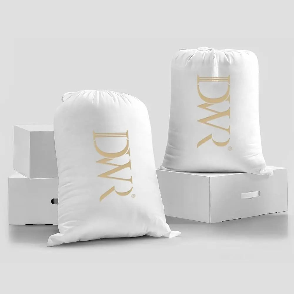 King Down Feathers Comforter, Ultra-Soft Cotton Blend Fabric, Medium Weight for All Season Hotel Style Fluffy Duvet Insert with