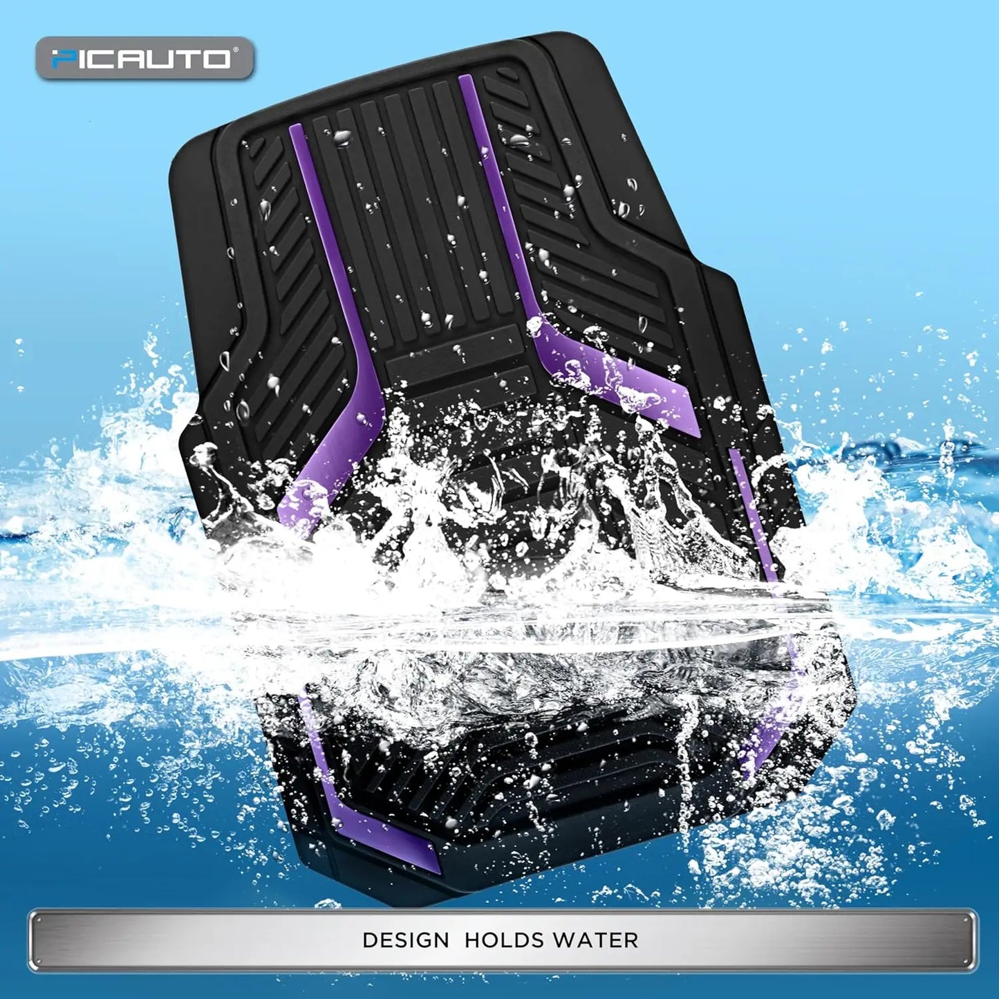Heavy Duty Rubber Car Floor Mats With Anti Slip Backing