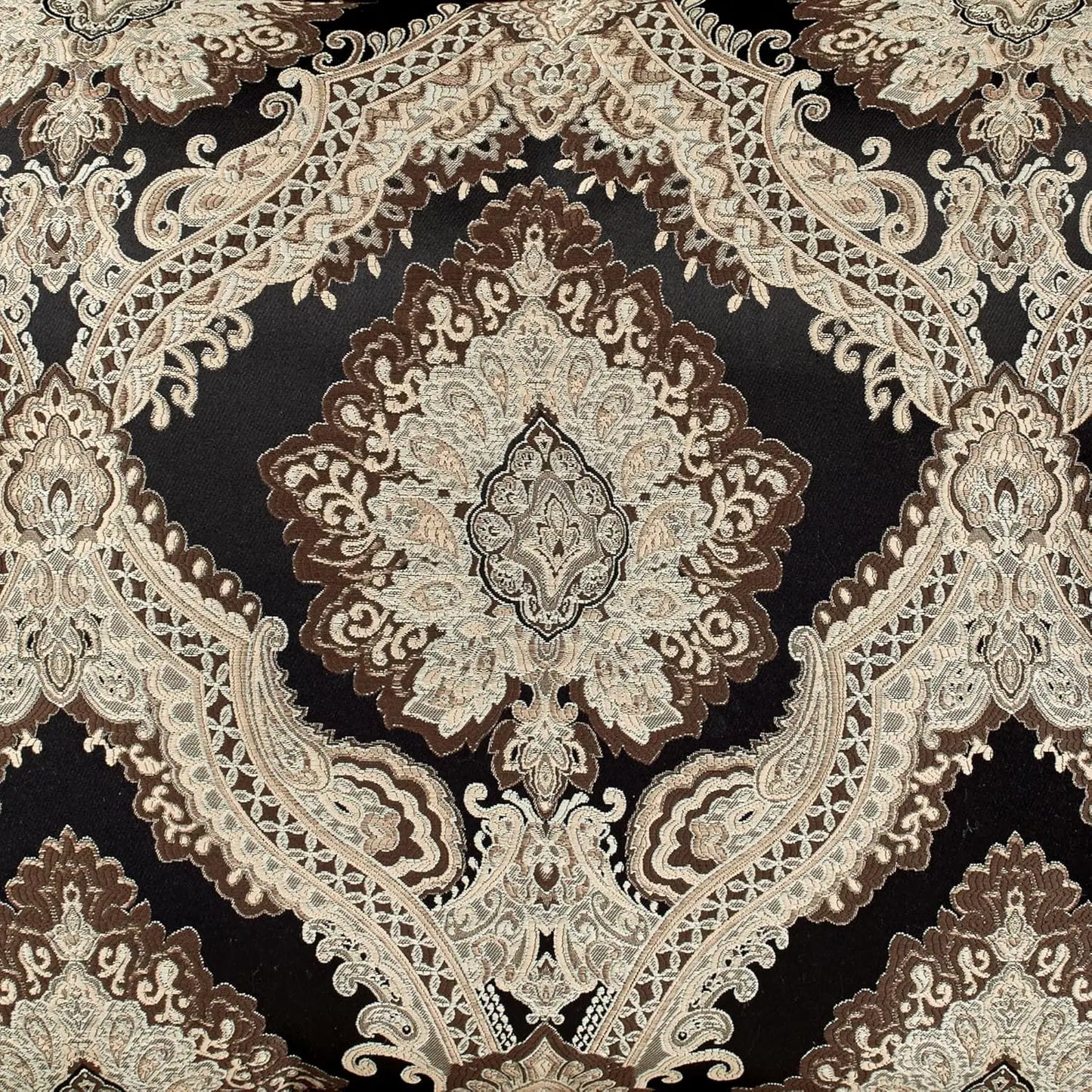 Damask Medallion Luxury Bedding Set 4 Piece Comforter