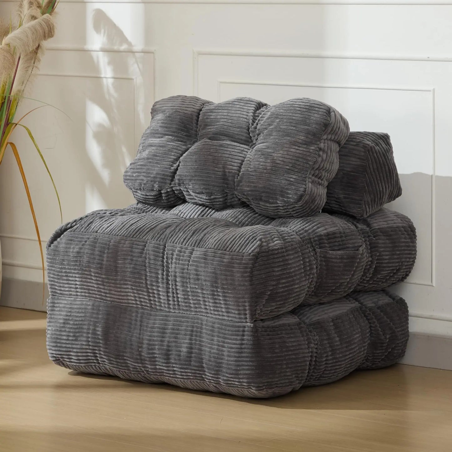 HiMISS Folding Sofa Bed Portable Sleeper With Side Pocket