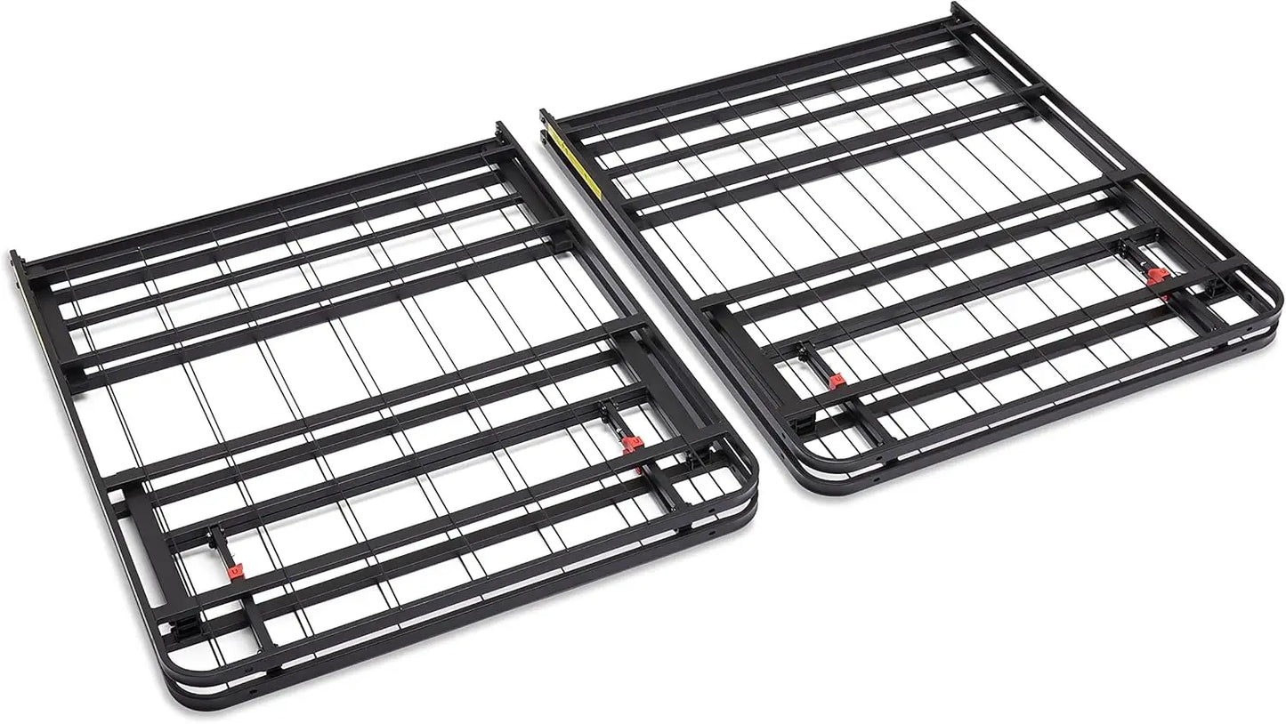 Foldable Metal Bed Frame With Storage Tool Free Setup