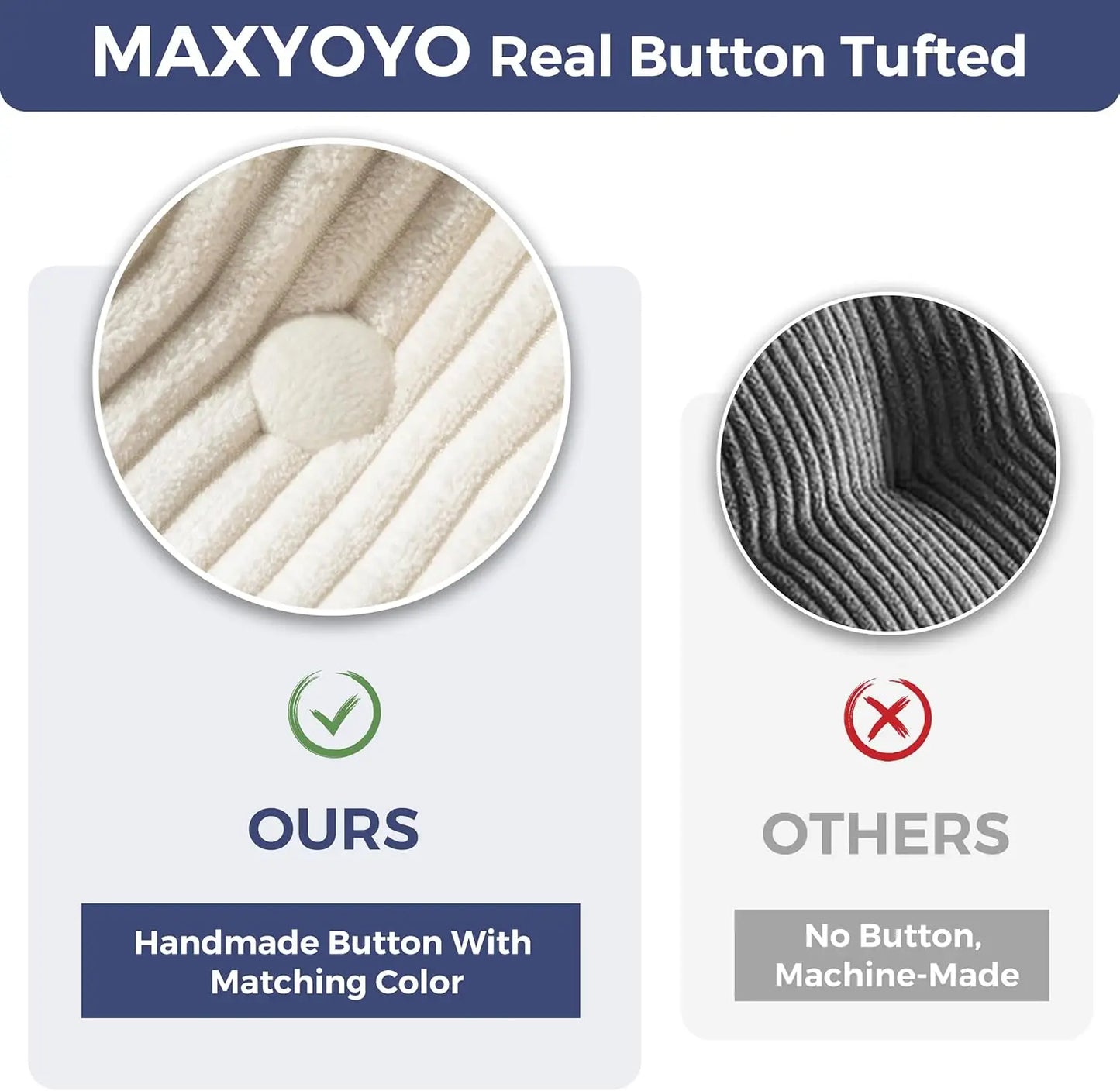 Tufted Futon Mattress With Shredded Foam Filling And Support