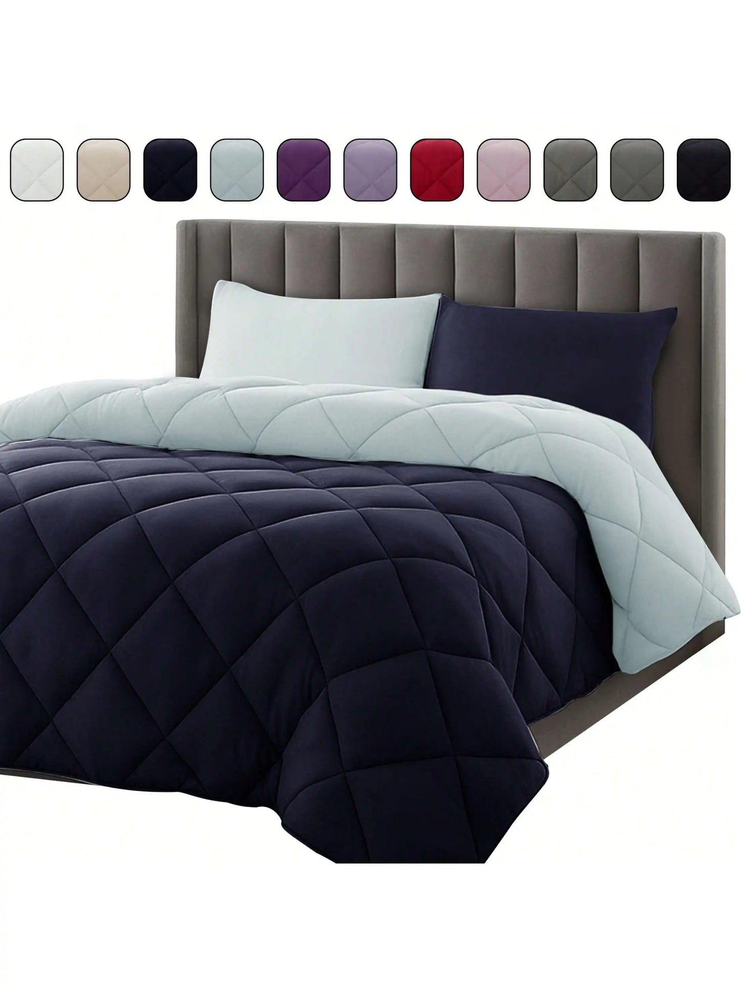 LDC Lux Decor Collection Reversible Comforter Set Bedding