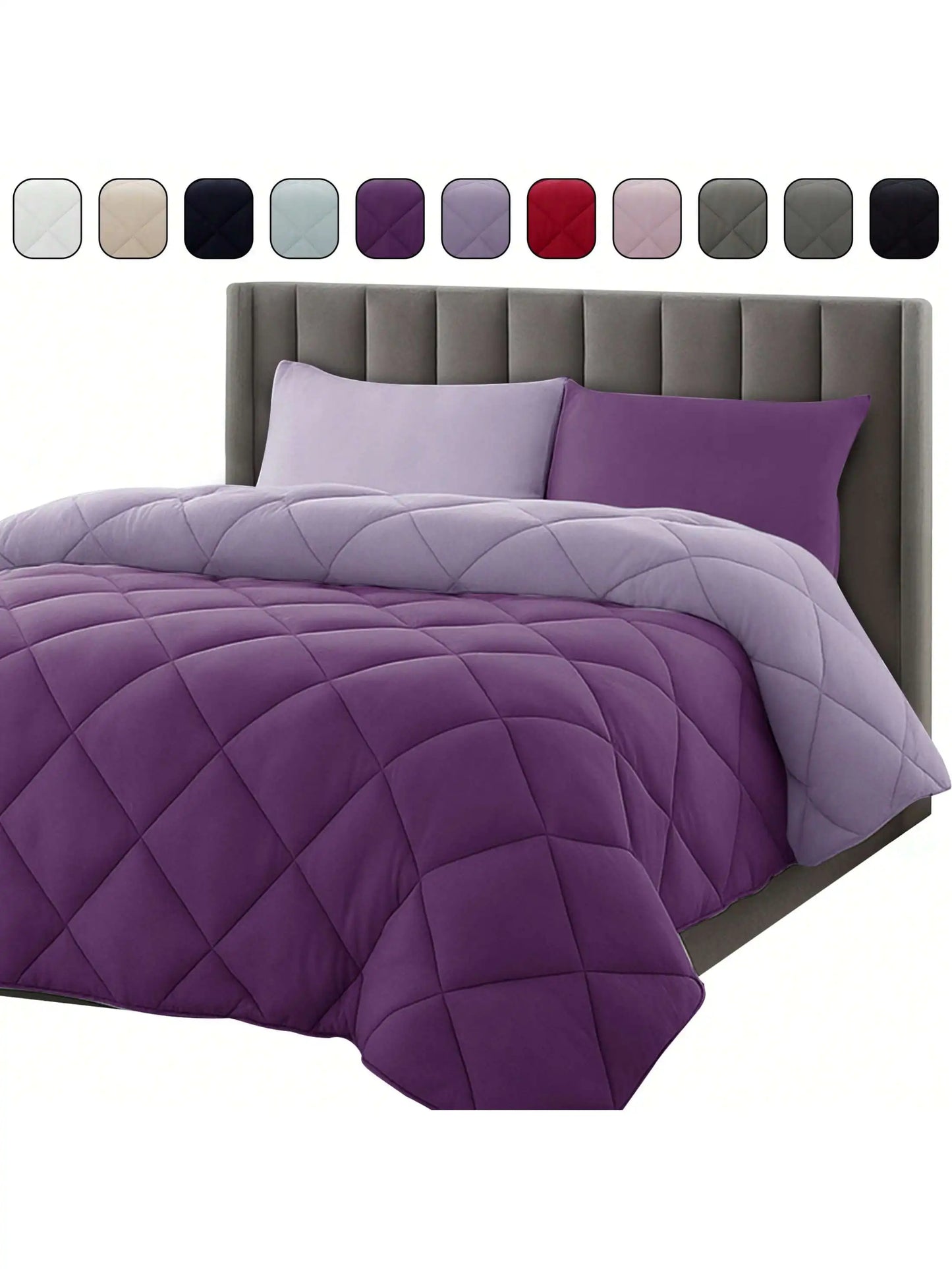 LDC Lux Decor Collection Reversible Comforter Set Bedding