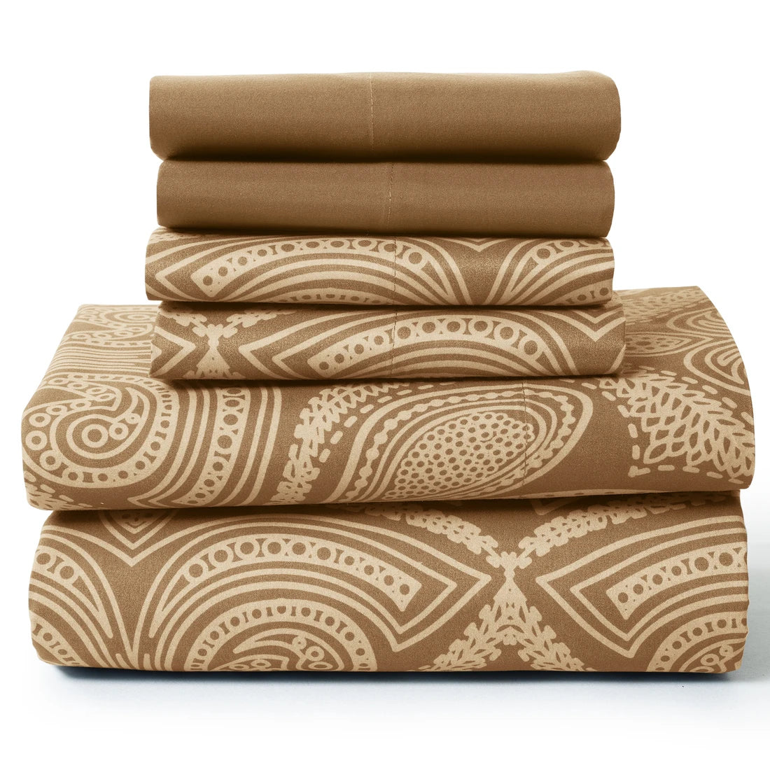Lux Decor Paisley Microfiber Sheet Set Soft Wrinkle Free