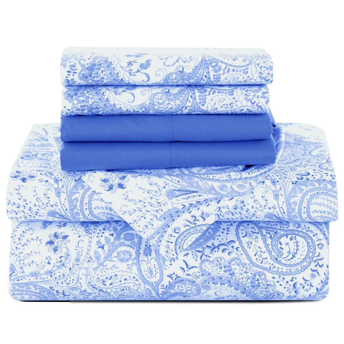 Lux Decor Paisley Microfiber Sheet Set Soft Wrinkle Free