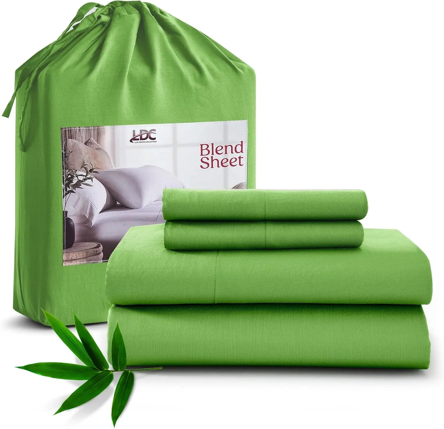 LDC Lux Decor Collection Bamboo Viscose Sheet Sets Organic Blend