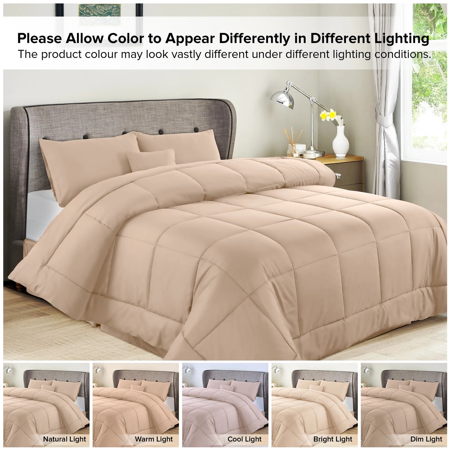 LDC Lux Decor Collection Comforter Set Bed In A Bag