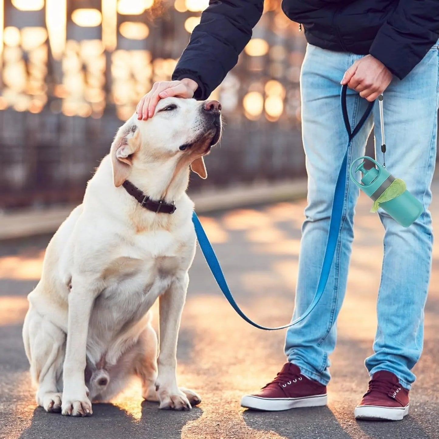 No Touch Portable Dog Pooper Scooper With Waste Bag Holder