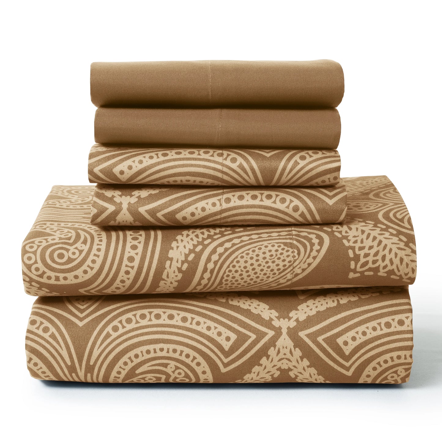Lux Decor Paisley Microfiber Sheet Set Soft Wrinkle Free