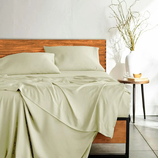 LDC Lux Decor Collection Bamboo Viscose Sheet Sets Organic Blend