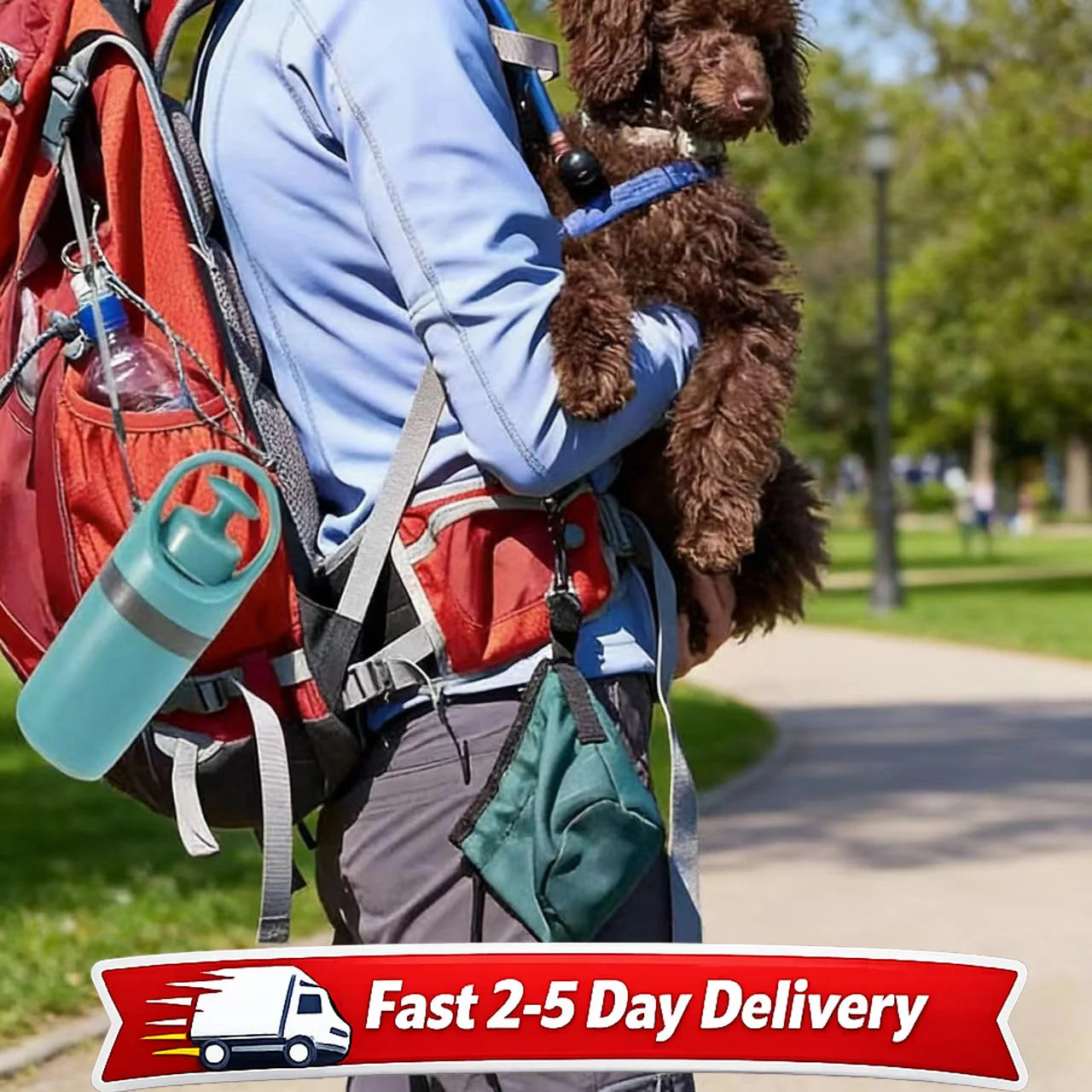No Touch Portable Dog Pooper Scooper With Waste Bag Holder