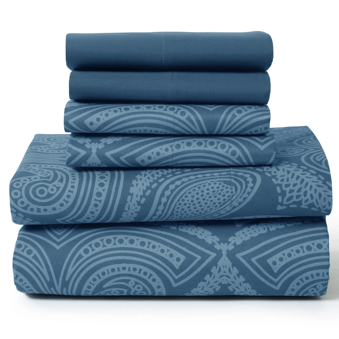 Lux Decor Paisley Microfiber Sheet Set Soft Wrinkle Free