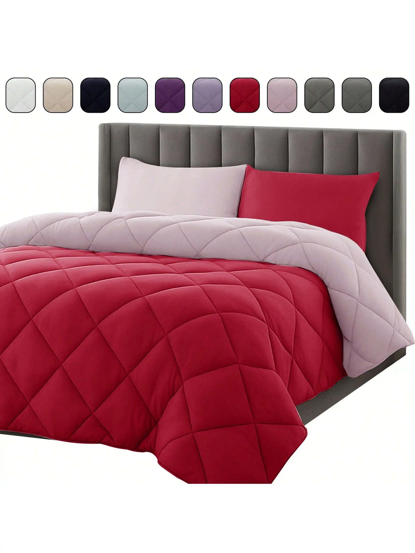LDC Lux Decor Collection Reversible Comforter Set Bedding