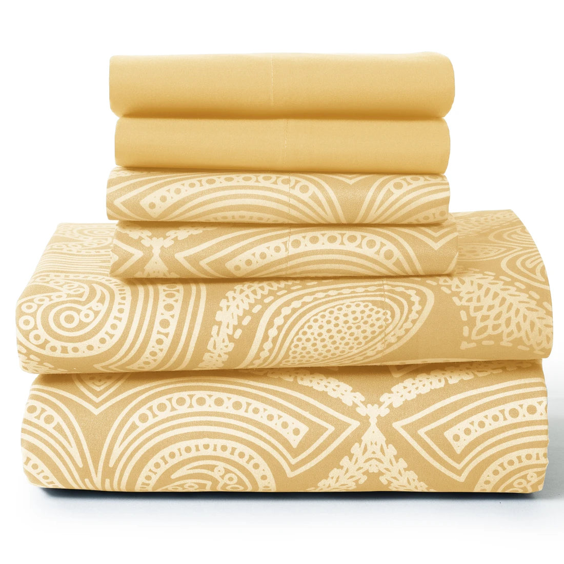 Lux Decor Paisley Microfiber Sheet Set Soft Wrinkle Free