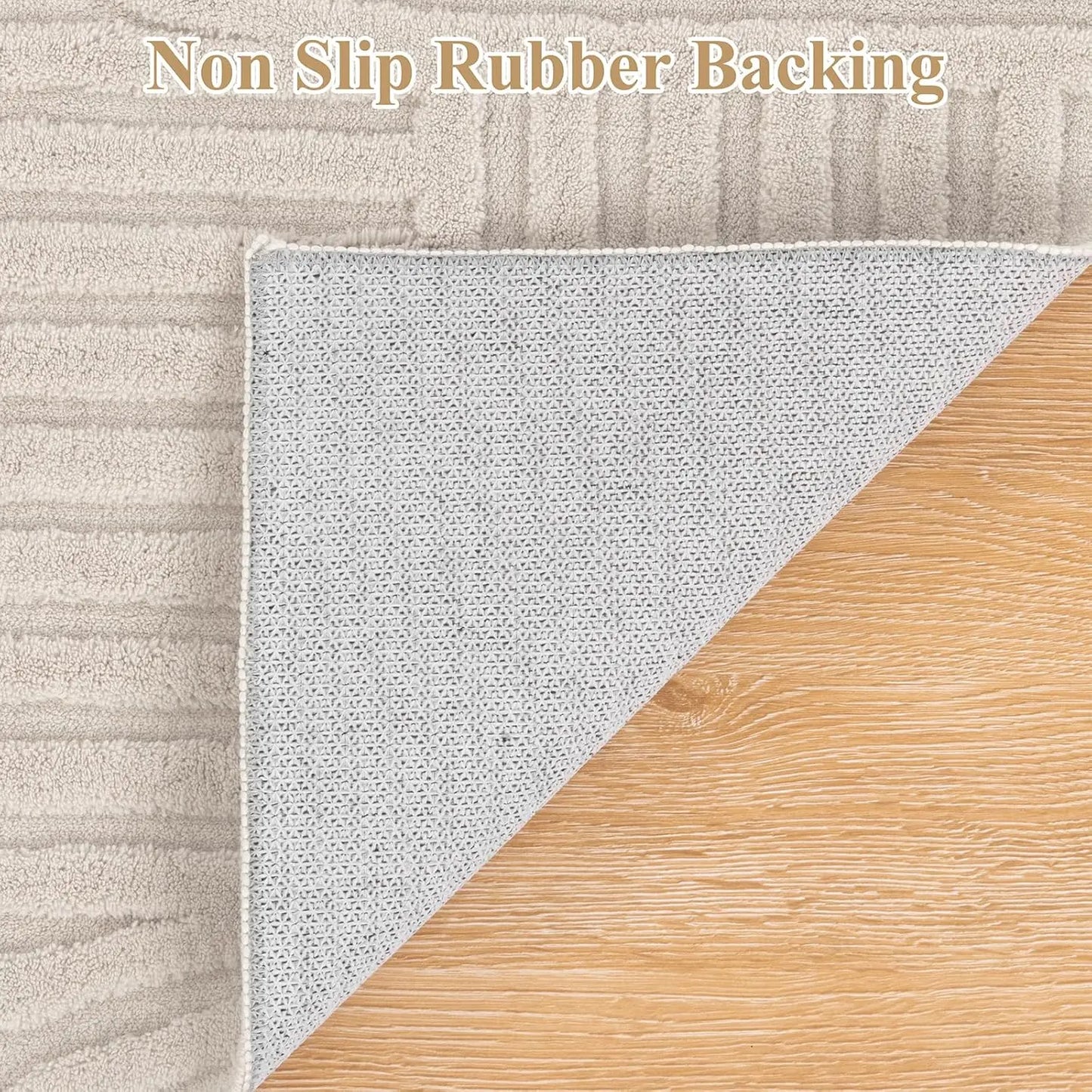 Washable Soft Non Slip Area Rug For Living Room Kitchen
