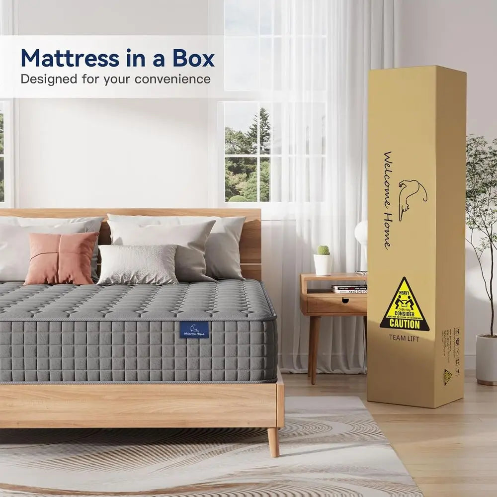 Hybrid Mattress With Memory Foam And Coil Support Medium Firmness