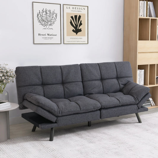 Hcore Futon Sofa Bed Sleeper Convertible Couch Memory Foam