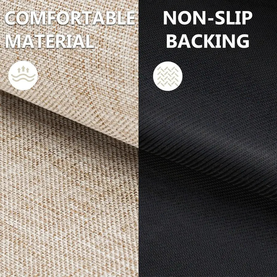 Ultra Thin Indoor Door Mat Non Slip Backing Washable Mat