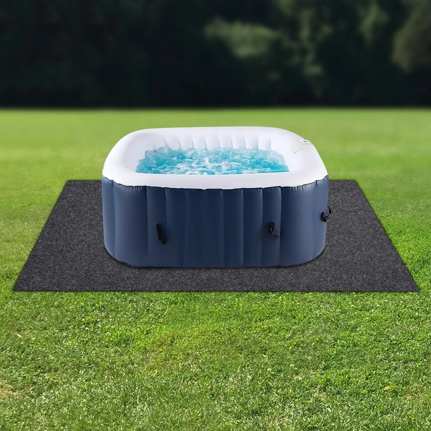NONECN Hot Tub Mat Absorbent Waterproof Spa Floor Protector