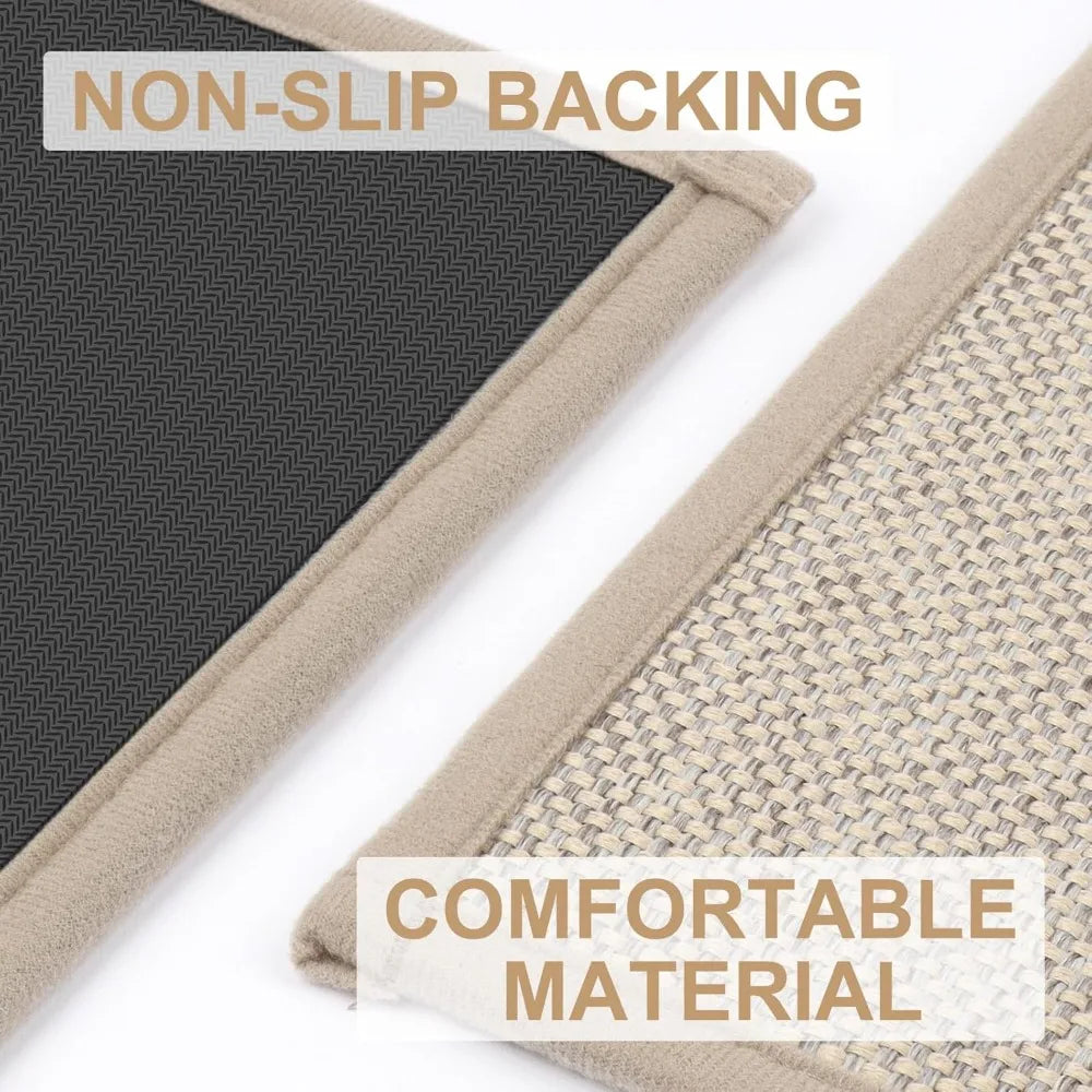 Non Slip Indoor Door Mat With Rubber Backing Washable Absorbent