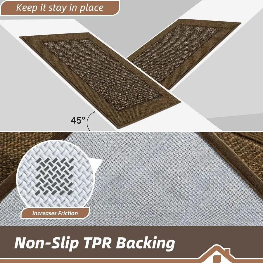 Indoor Door Mat Dirt Trap Non Slip Washable Welcome Mat