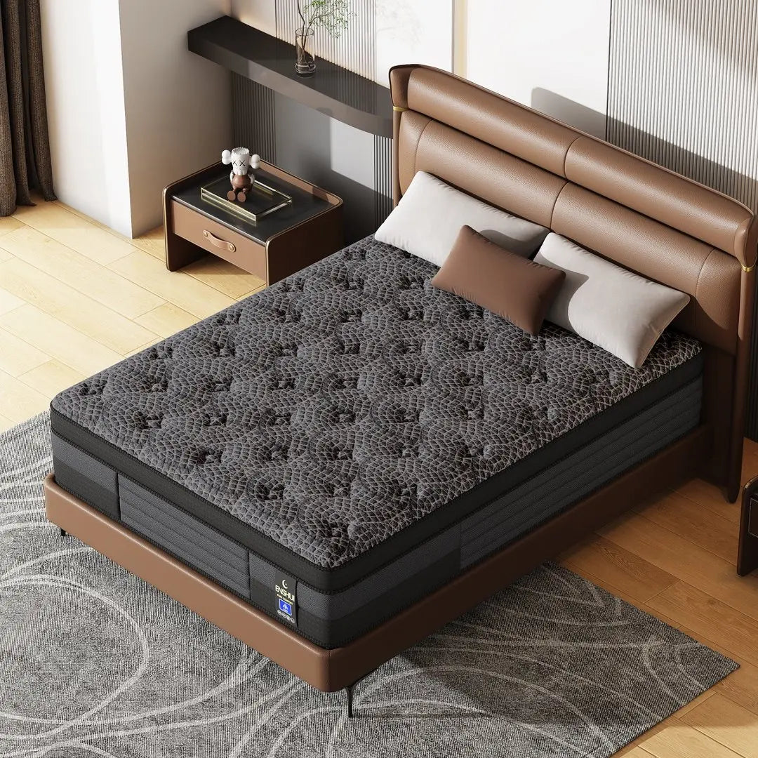 NONECN Memory Foam Pocket Spring Mattress Medium Firmness