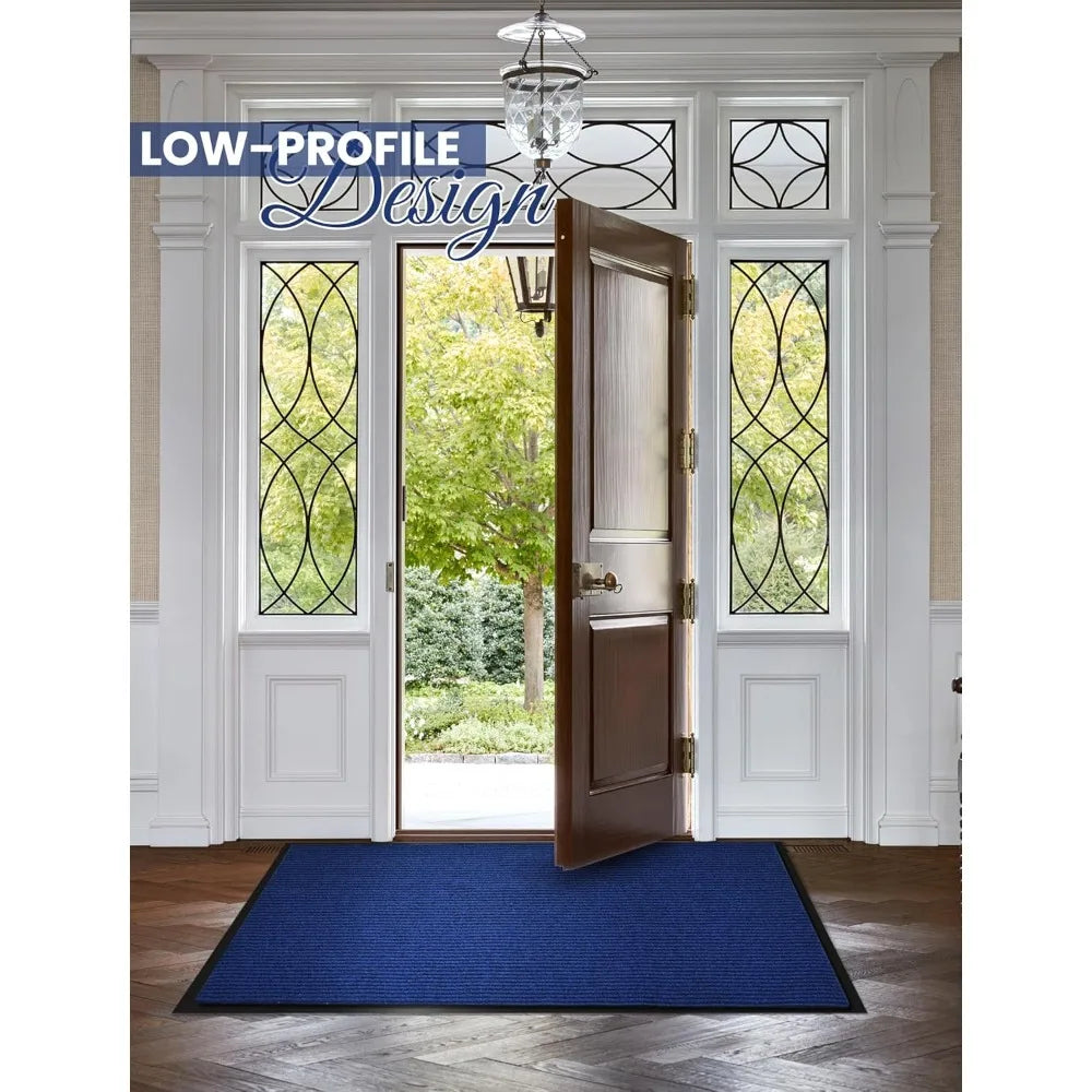 Heavy Duty Outdoor Indoor Doormat Low Profile Front Door Mat