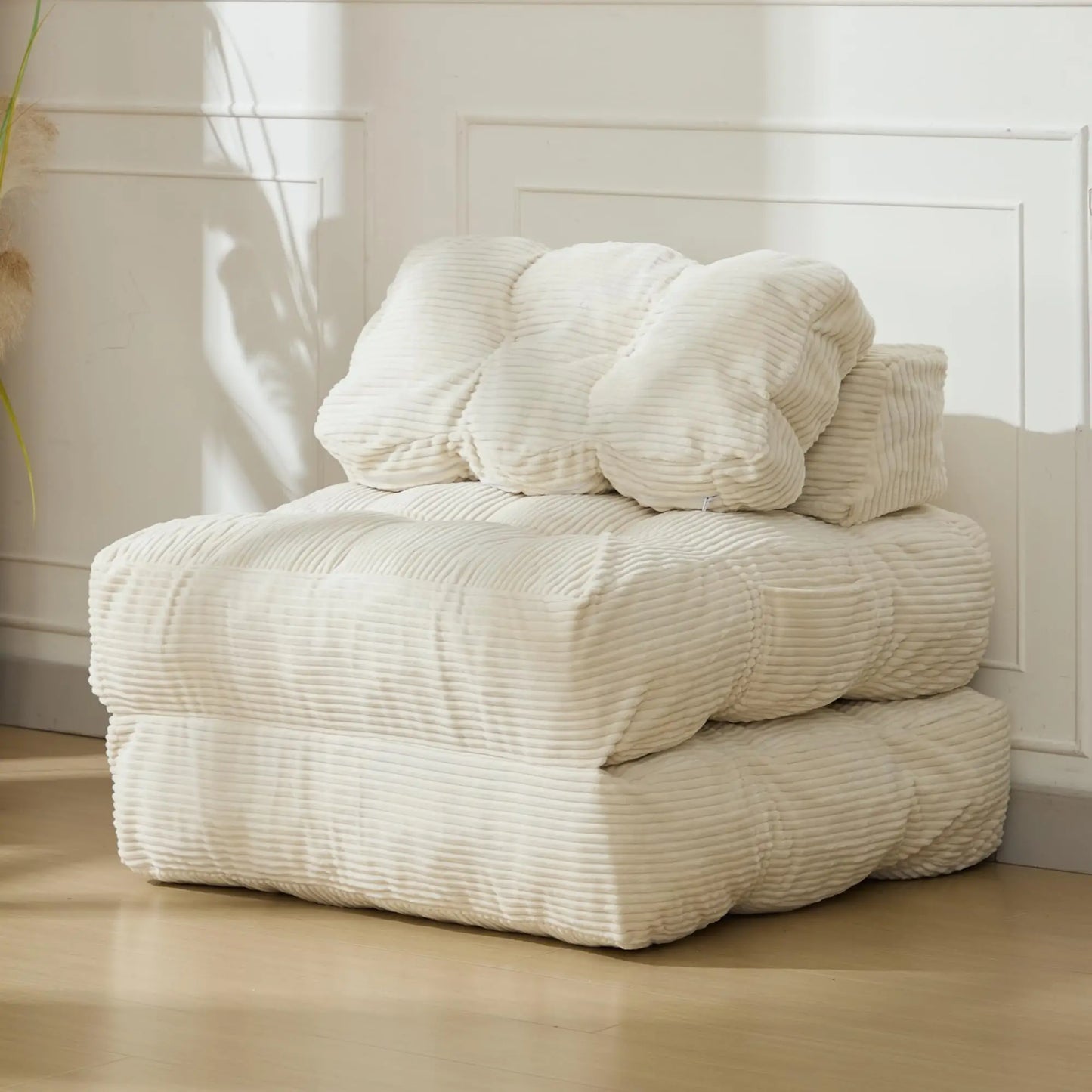HiMISS Folding Sofa Bed Portable Sleeper With Side Pocket