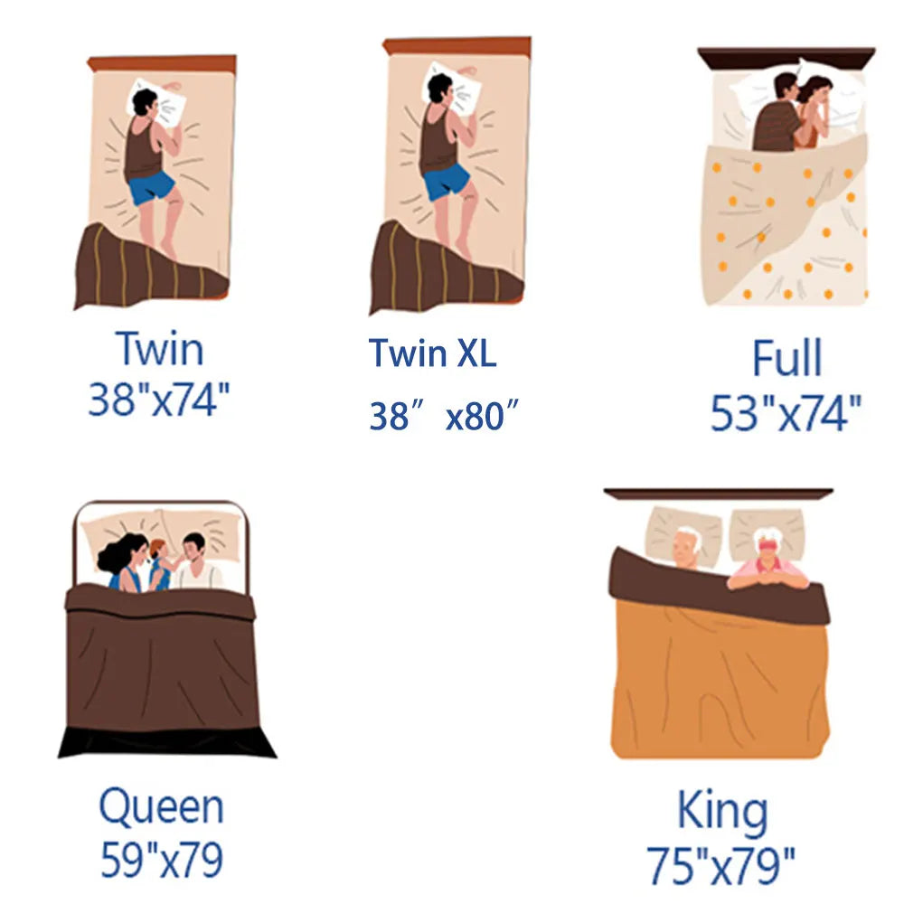 Hcore Reversible Memory Foam Mattress For Back Pain Relief