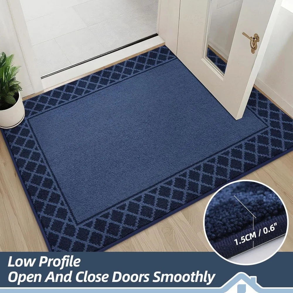 Dirt Trapper Door Mat Non Slip Entry Rug Absorbent Welcome