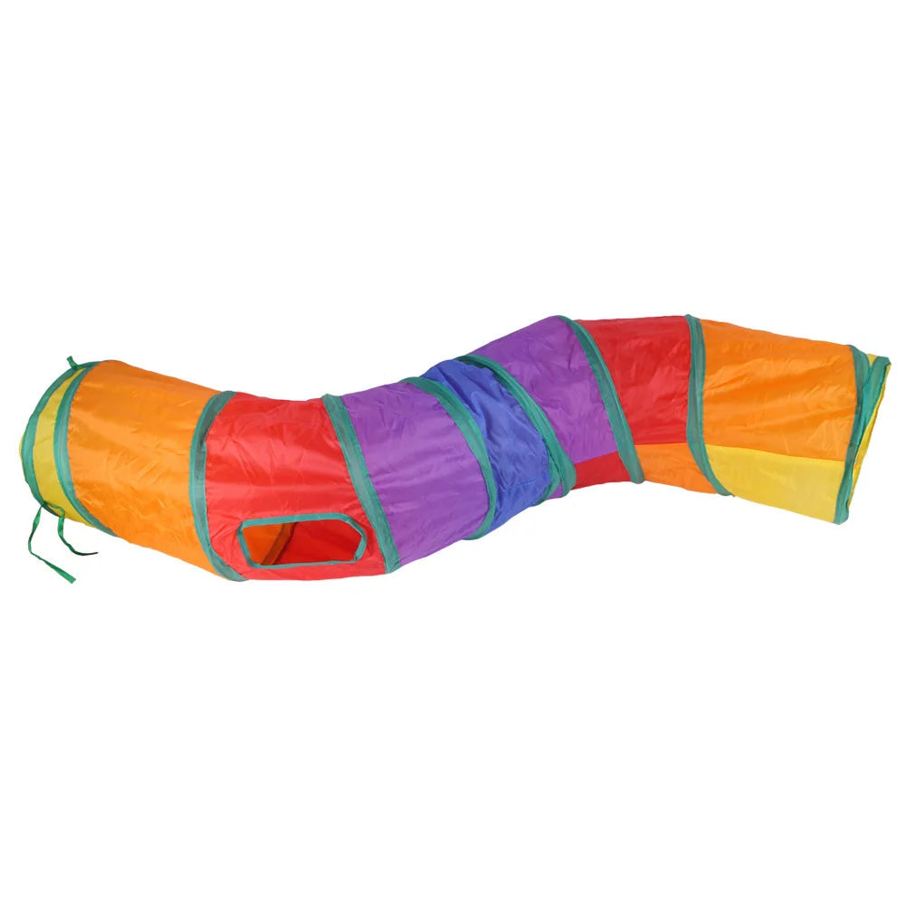 Cat S T Pass Foldable Play Tunnel Indoors Cats Toy