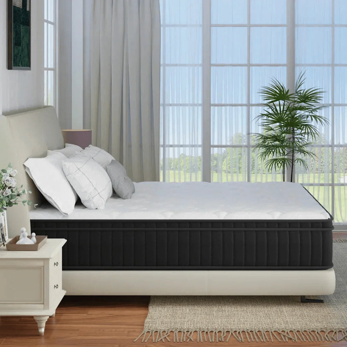 Amztree Hybrid Mattress With Memory Foam And Pocket Spring Support