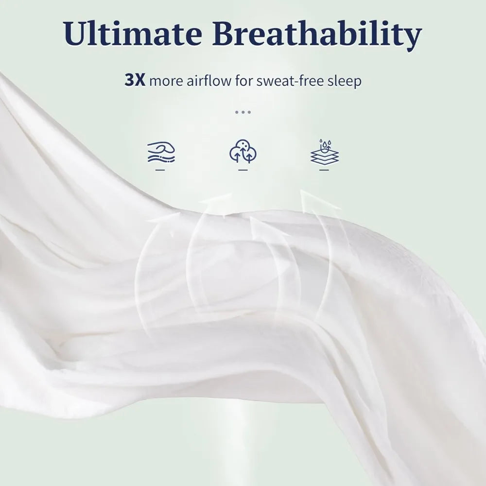 100 Percent Linen Duvet Cover Set With Zipper Corner Ties