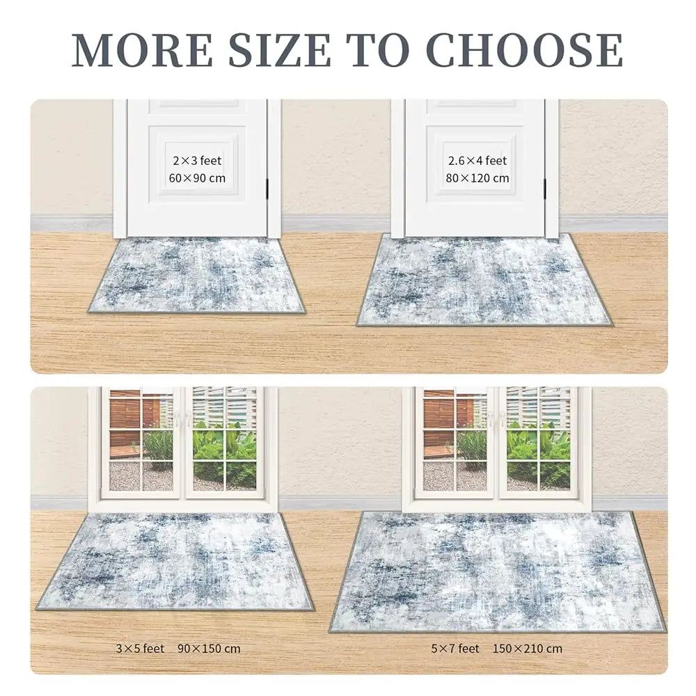 DIXSG Door Mat Indoor Doormat Non Slip Entry Rug Washable