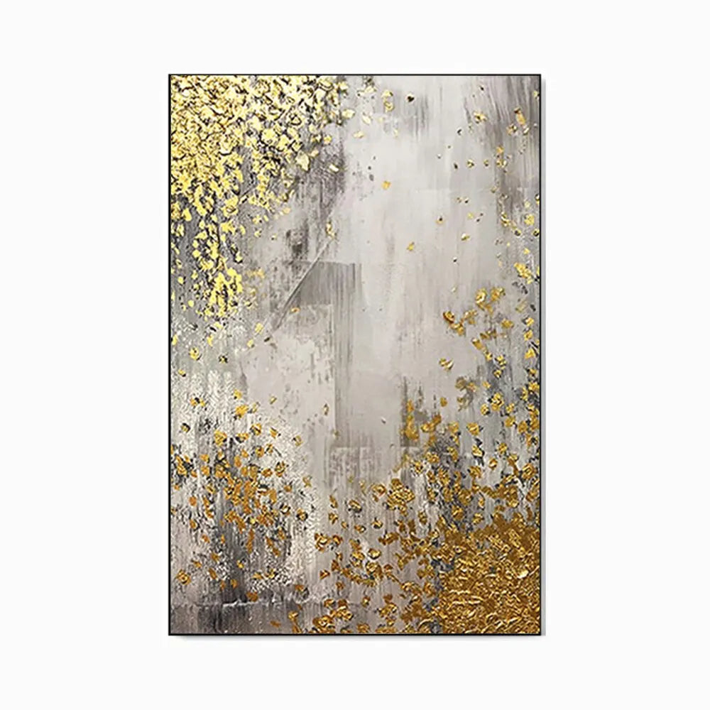 Luxury Handmade Abstract Oil Painting Wall Art  Modern Minimalist Thick Texture Canvas Mural for Living Room Decor Frameless Des