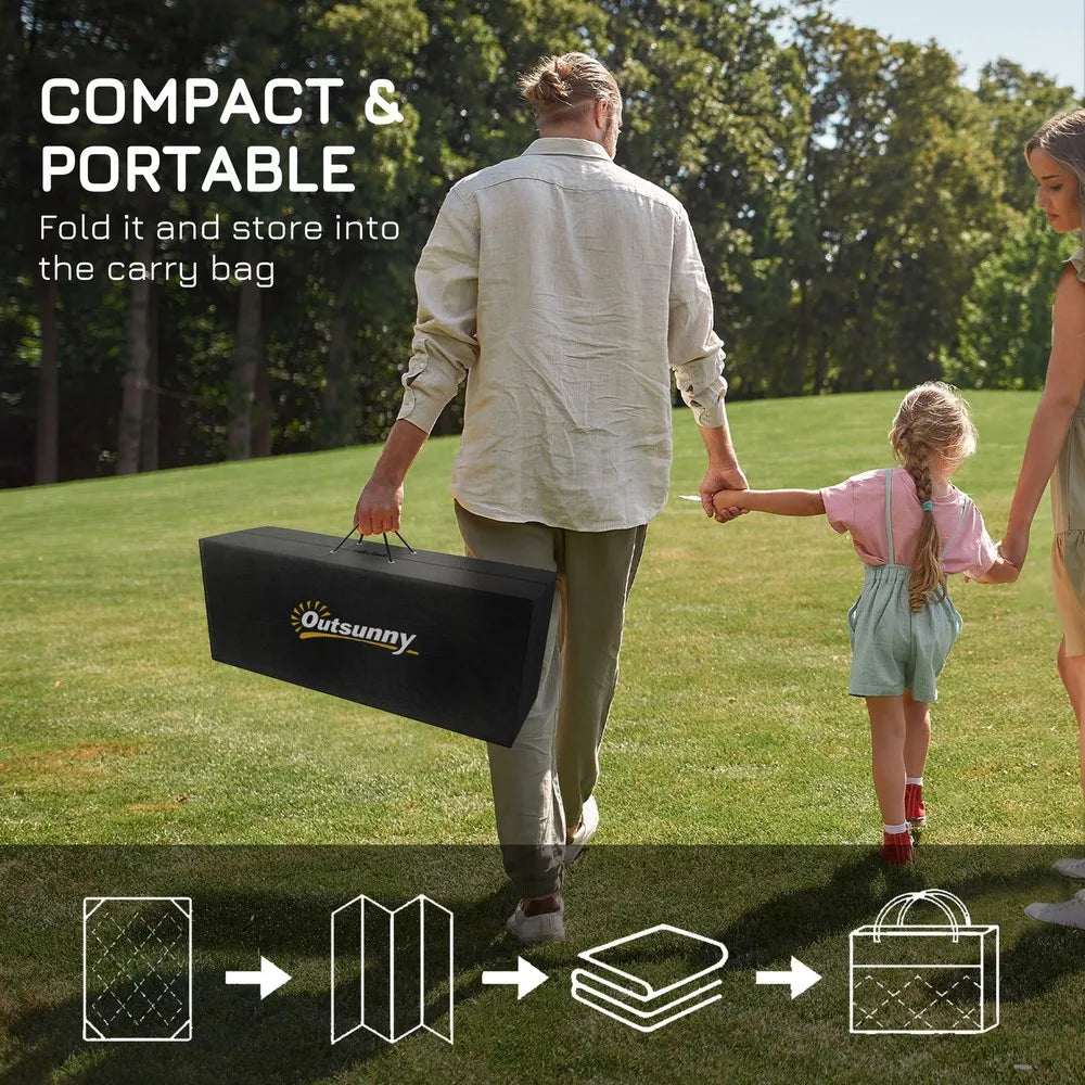 Reversible Outdoor Rug With Carry Bag