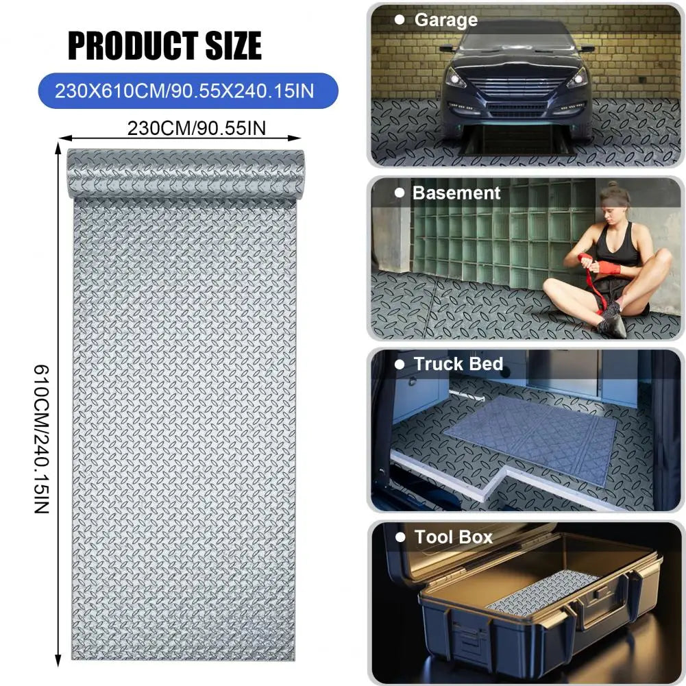 PVC Floor Mat Roll Non Slip Waterproof Easy Clean Bathroom