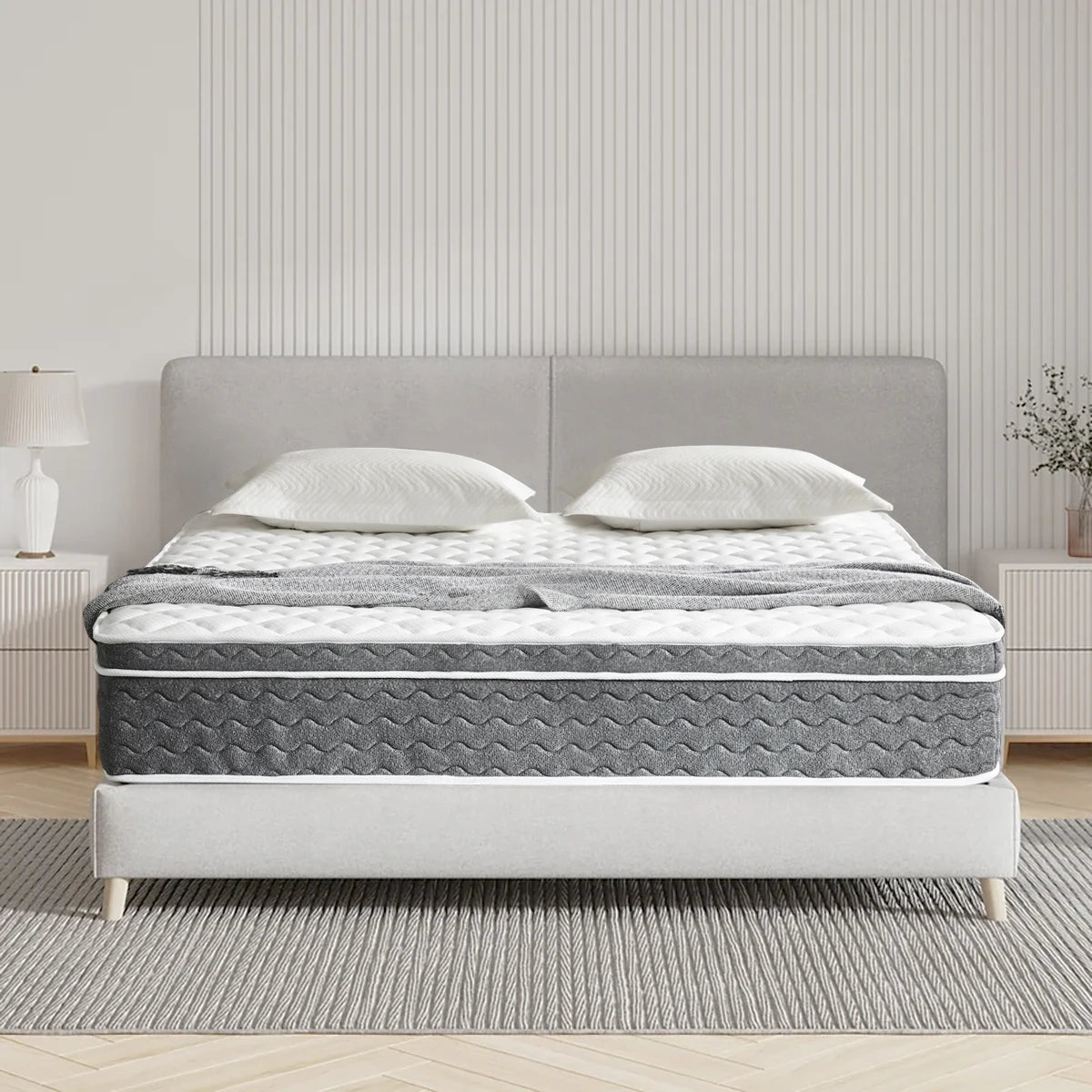 Amztree Hybrid Mattress Gel Infused Foam Pocket Springs Motion Isolation Box