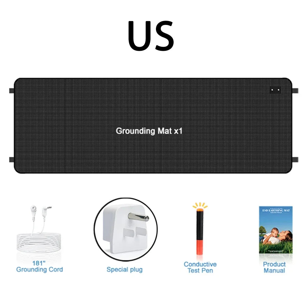 Grounding Mattress Conductive Earthing Sleep Mat For Anti Static Rest