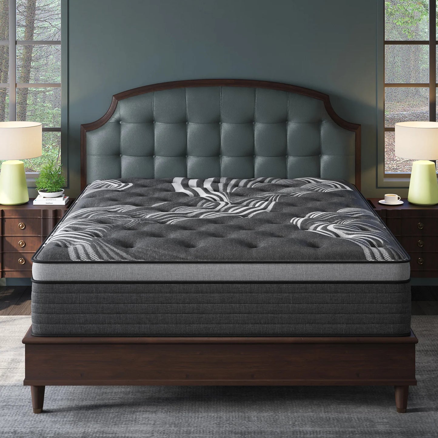 Sweetlove Gel Memory Foam Hybrid Mattress Medium Firm Motion Isolation