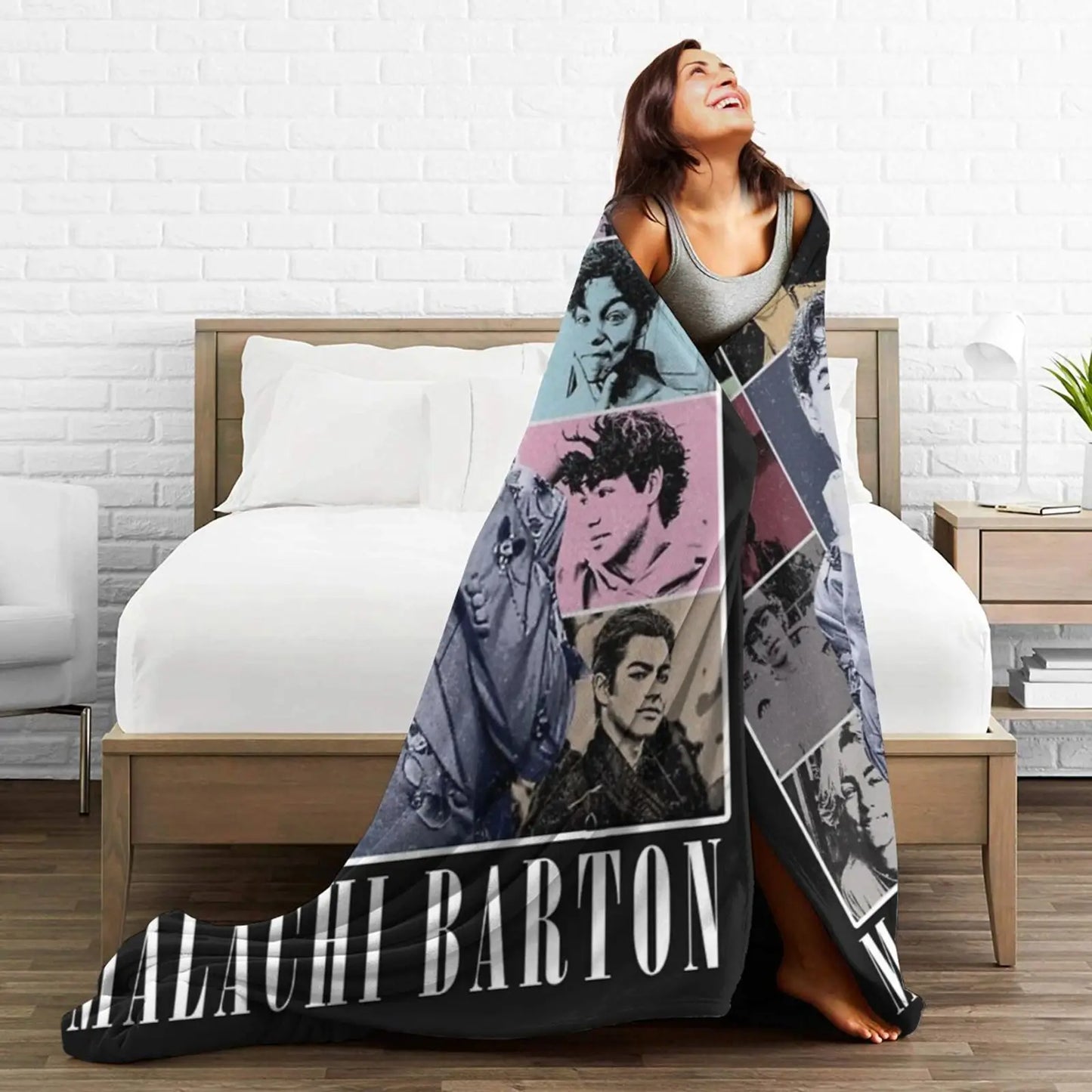 Ultra Soft Flannel Blanket Throw for Sofa and Bed Lightweight