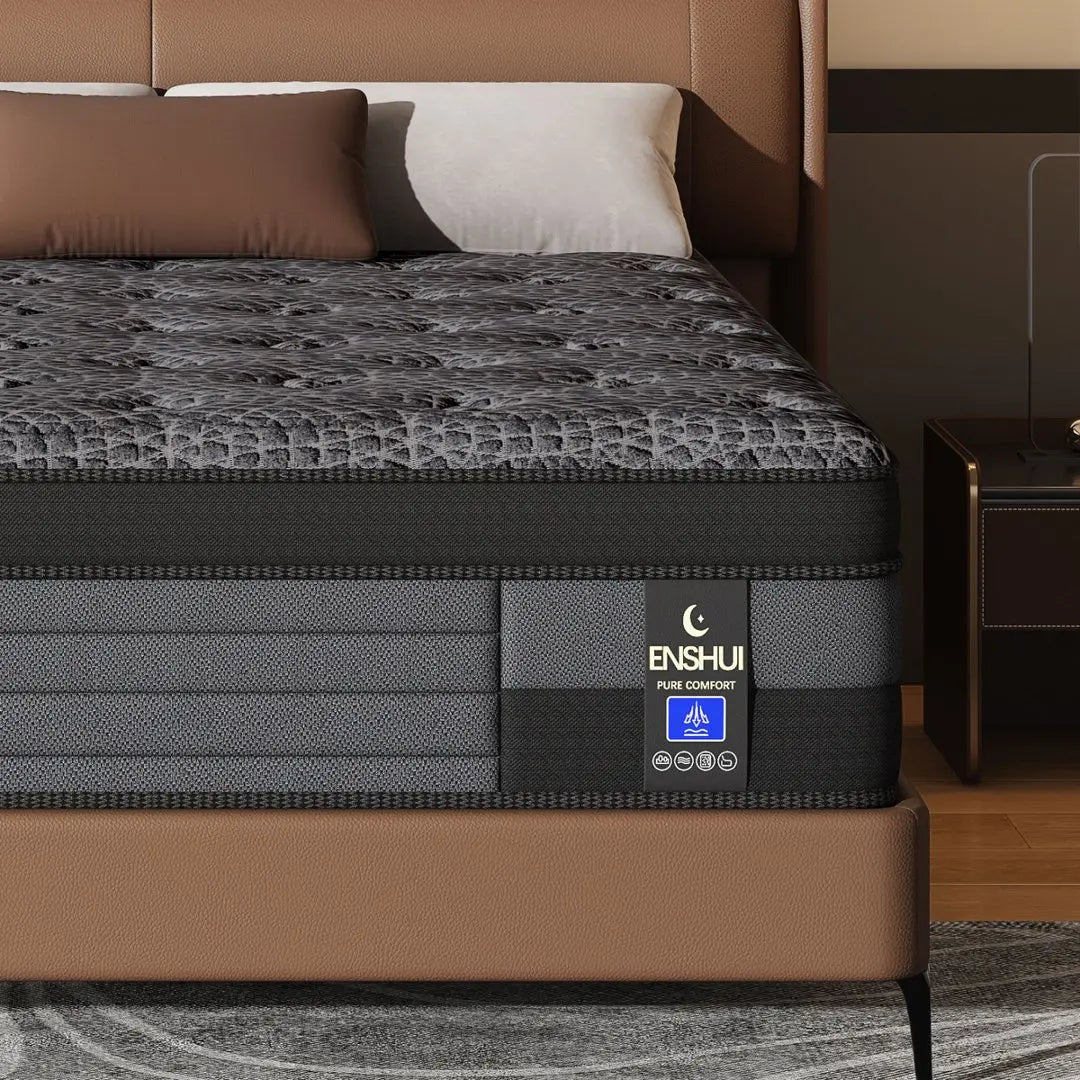 NONECN Memory Foam Pocket Spring Mattress Medium Firmness
