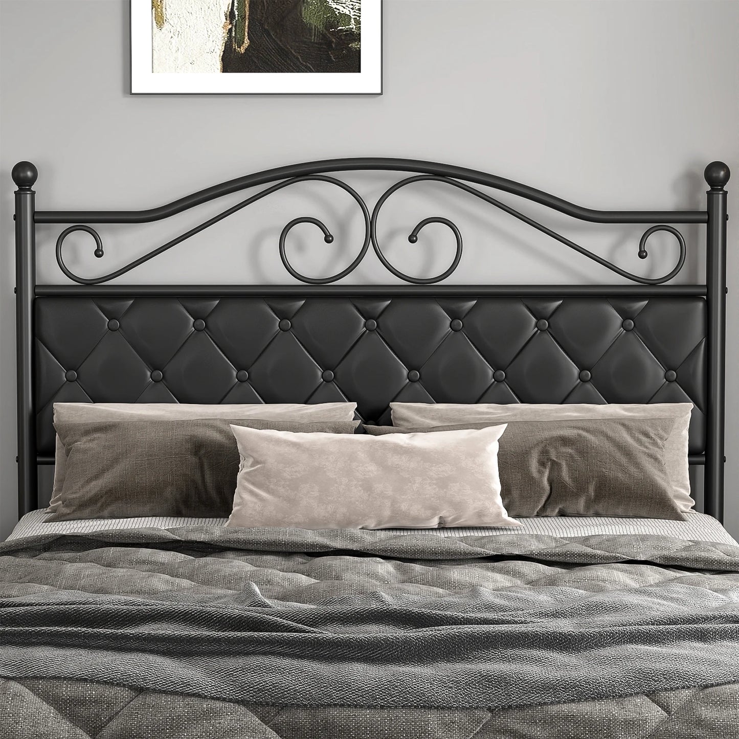 MERRONIX Upholstered Headboard for Bed Frames and Sleep Comfort
