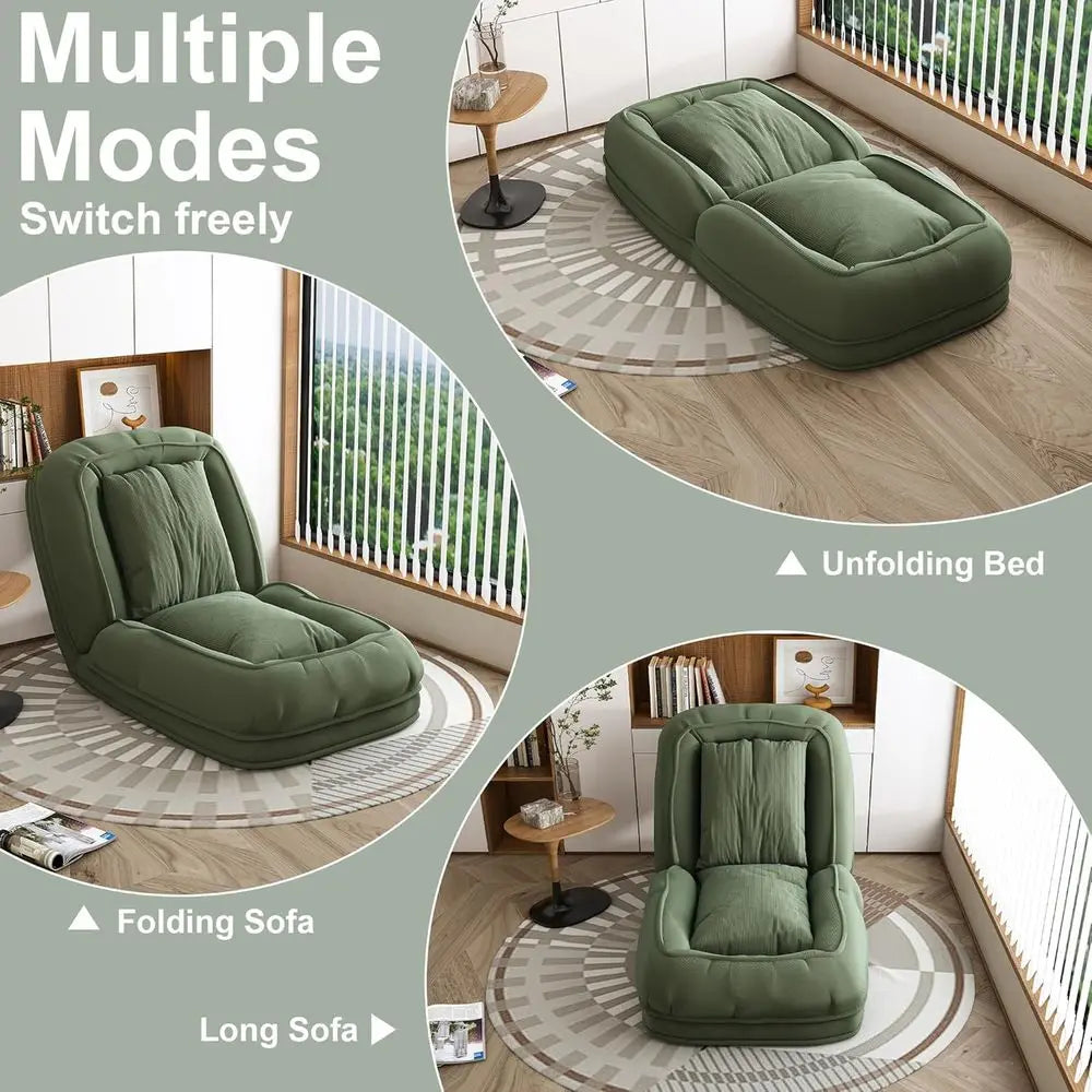 Corduroy Foldable Lounge Dog Bed For Adults And Pets