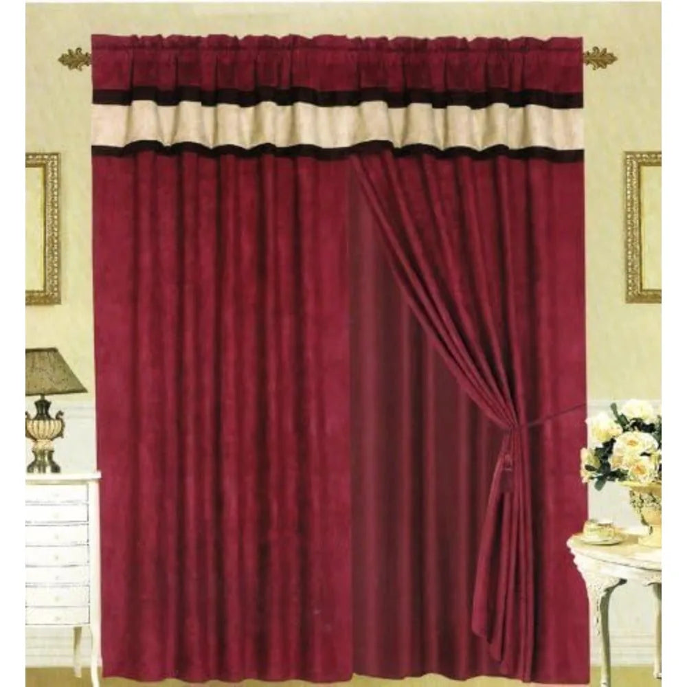 Micro Suede Queen Bed in a Bag Comforter Set Pillows