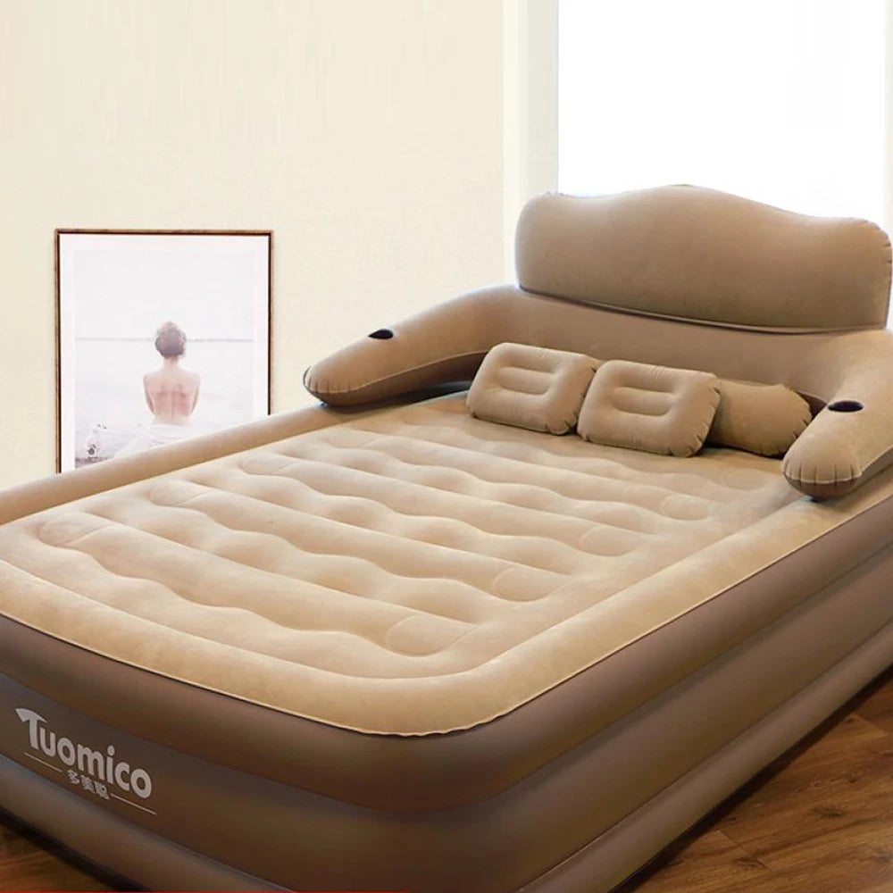 NONECN Two Person Inflatable Mattress For Camping Home Indoor Use